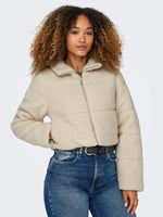 Load image into Gallery viewer, Only | SANDRA teddy fur jacket | Pumice stone
