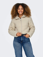 Load image into Gallery viewer, Only | SANDRA teddy fur jacket | Pumice stone
