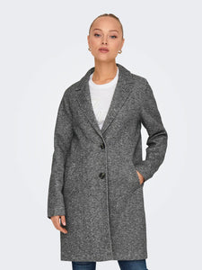 ONLY | SEDONA coat | DGM dark gray melange