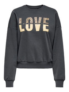 Only | TAMMIE Sweatshirt | Phantom love