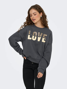 Only | TAMMIE Sweatshirt | Phantom love