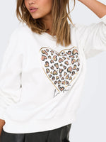 Lade das Bild in den Galerie-Viewer, Only | TAMMIE Sweatshirt | Cloud dancer
