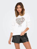 Lade das Bild in den Galerie-Viewer, Only | TAMMIE Sweatshirt | Cloud dancer

