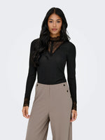 Load image into Gallery viewer, ONLY | TILDE Longsleeve | Black Glitter
