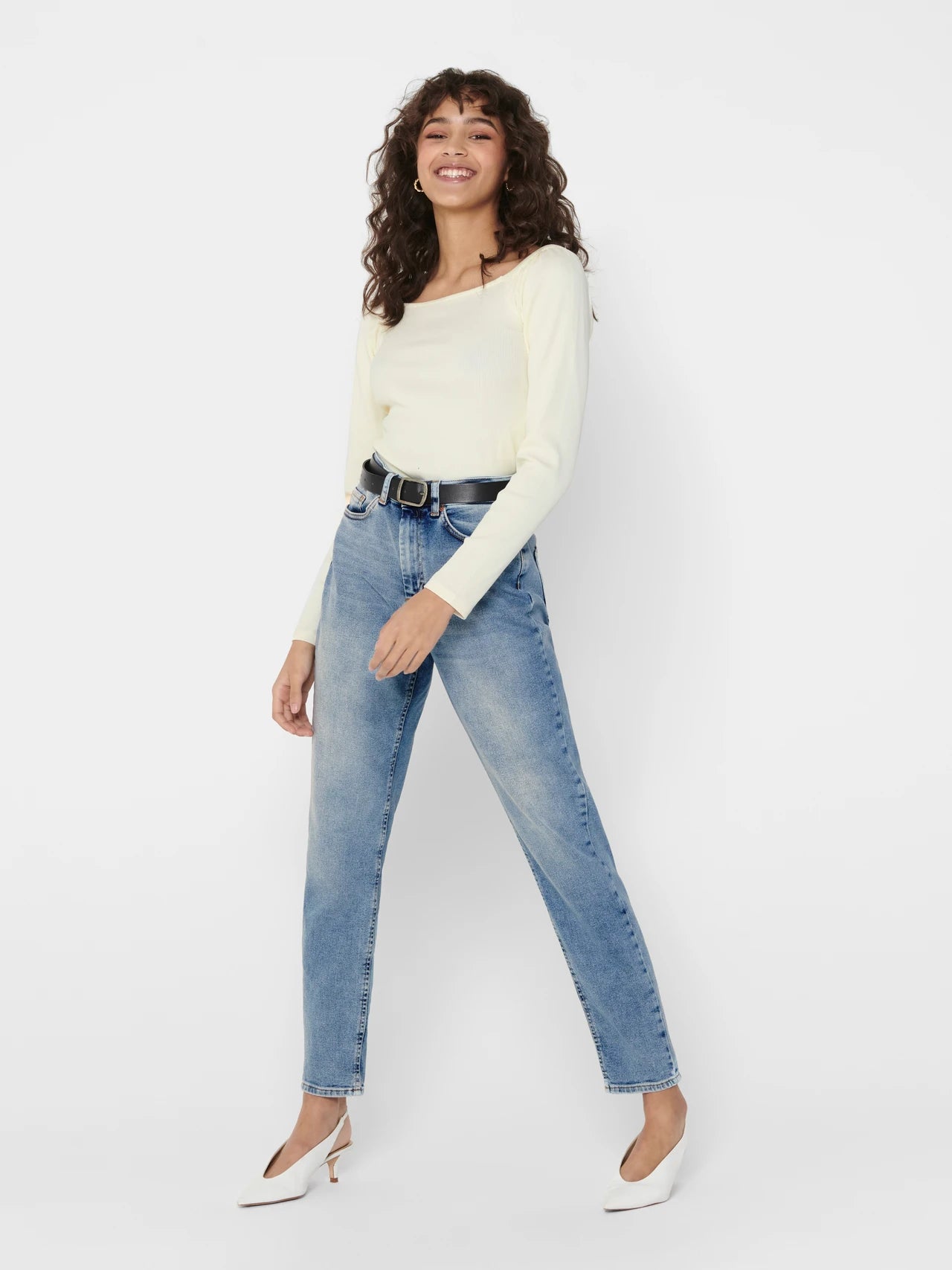 ONLY | VENEDA MOM JEANS | LIGHTBLUE