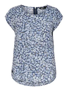 ONLY | Vic Bluse ohne Ärmel | Vintage indigo