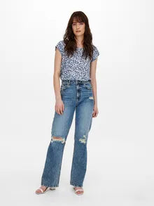 ONLY | Vic Bluse ohne Ärmel | Vintage indigo