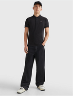 Lade das Bild in den Galerie-Viewer, Tommy Jeans | Slim Fit Poloshirt aus reiner Bio-Baumwolle | BDS schwarz
