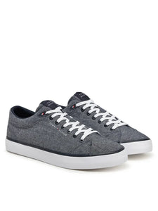 Tommy Jeans | Vulc Low Core Chambray Sneaker | DW5 dunkelblau