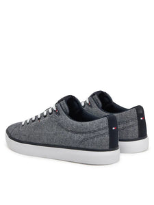 Tommy Jeans | Vulc Low Core Chambray Sneaker | DW5 dunkelblau