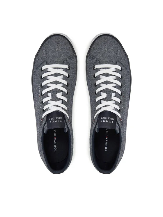 Tommy Jeans | Vulc Low Core Chambray Sneaker | DW5 dunkelblau