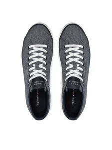 Tommy Jeans | Vulc Low Core Chambray Sneaker | DW5 dunkelblau