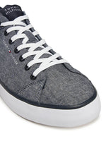 Lade das Bild in den Galerie-Viewer, Tommy Jeans | Vulc Low Core Chambray Sneaker | DW5 dunkelblau
