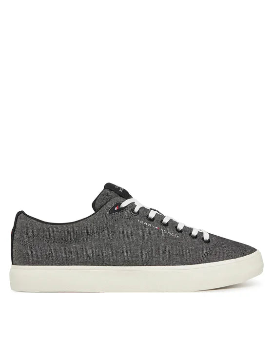 Tommy Jeans | Vulc Low Core Chambray Sneaker | BDS schwarz