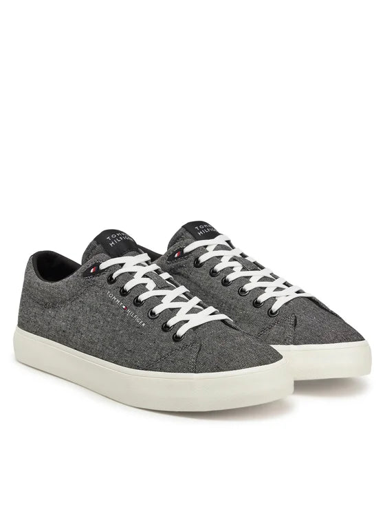 Tommy Jeans | Vulc Low Core Chambray Sneaker | BDS schwarz