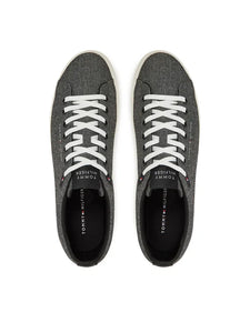Tommy Jeans | Vulc Low Core Chambray Sneaker | BDS schwarz