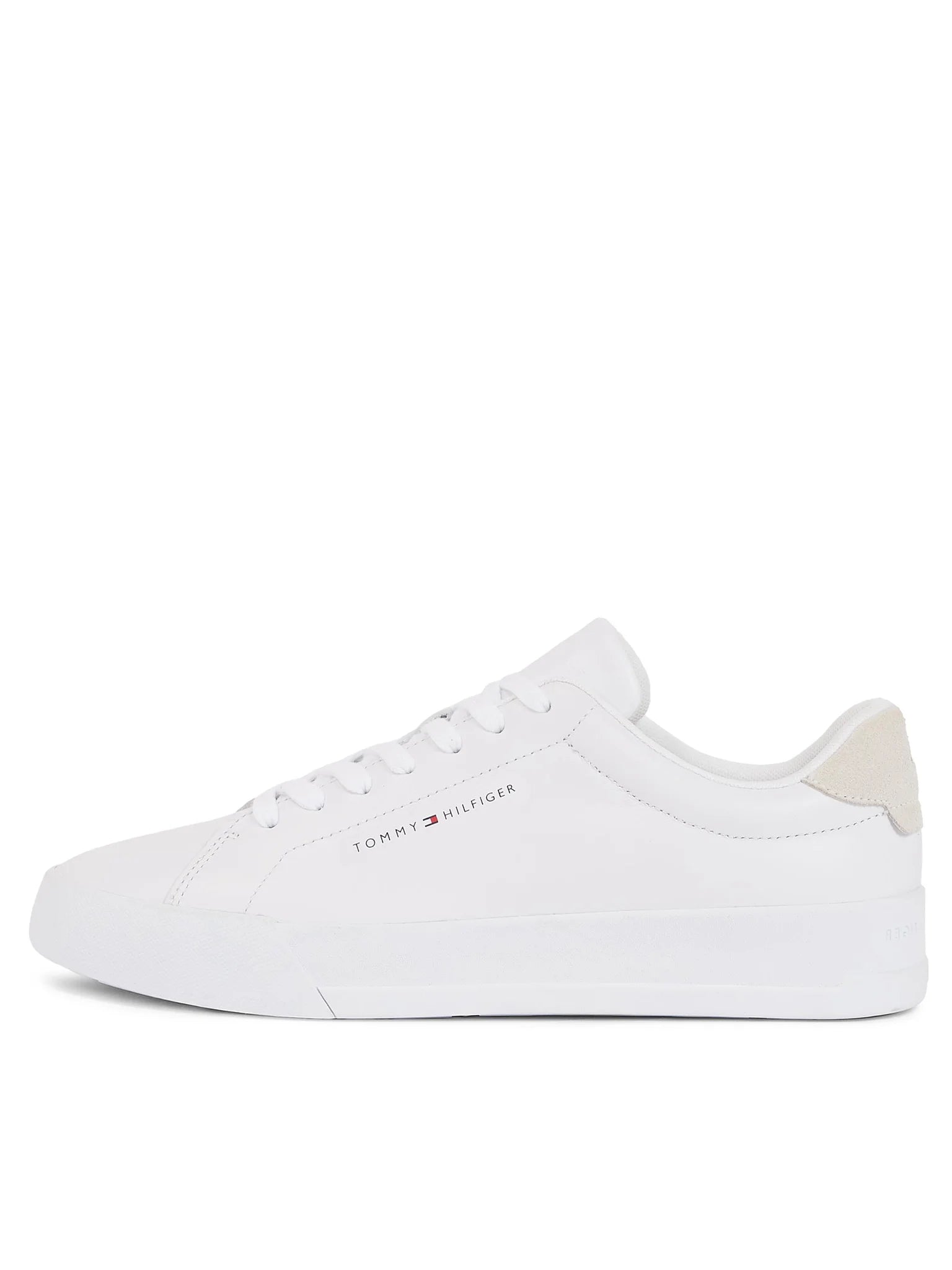 Tommy Jeans | Court Leather Sneaker | YBR Weiss