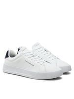 Lade das Bild in den Galerie-Viewer, Tommy Jeans | Th Court Leather Sneaker | QLD weiss
