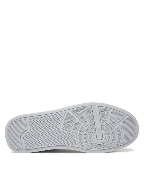 Tommy Jeans | Th Court Leather Sneaker | QLD weiss