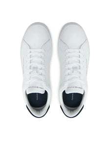 Tommy Jeans | Th Court Leather Sneaker | QLD weiss