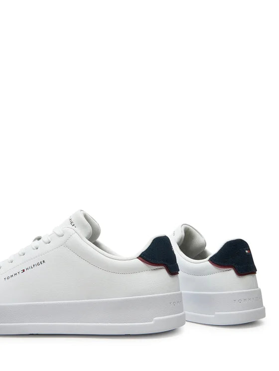 Tommy Jeans | Th Court Leather Sneaker | QLD weiss