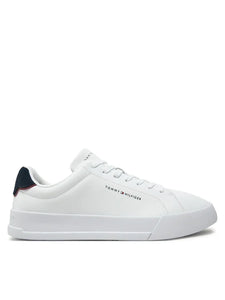 Tommy Jeans | Th Court Leather Sneaker | QLD weiss