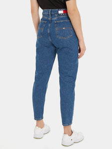 Tommy Jeans | Ultra-high waist mom tapered jeans | 1A5 denim medium