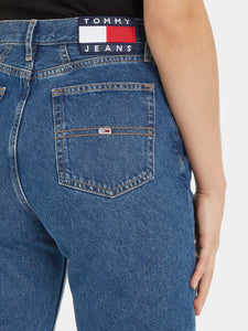 Tommy Jeans | Ultra-high waist mom tapered jeans | 1A5 denim medium