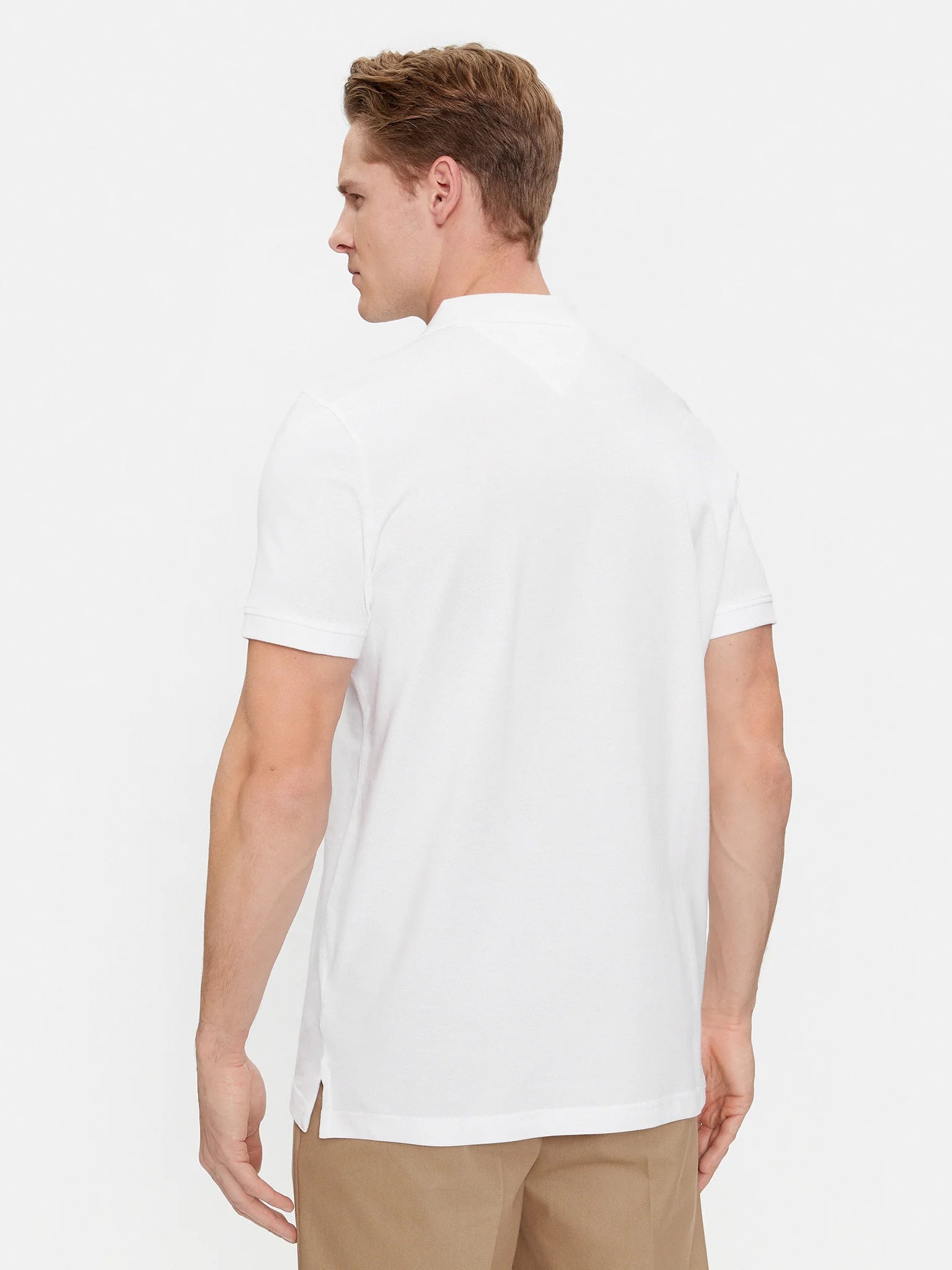 Tommy Jeans | Slim Fit Poloshirt  | YBR White