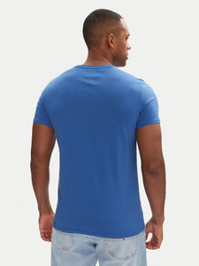 Tommy Jeans | REGULAR FIT T-SHIRT MIT RUNDHALSAUSSCHNITT | C6E TempoBlue