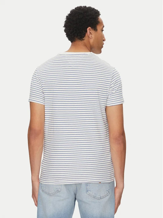 Tommy Jeans | Slim Fit T-Shirt mit Rundhalsausschnitt | 0BB TempoBlue