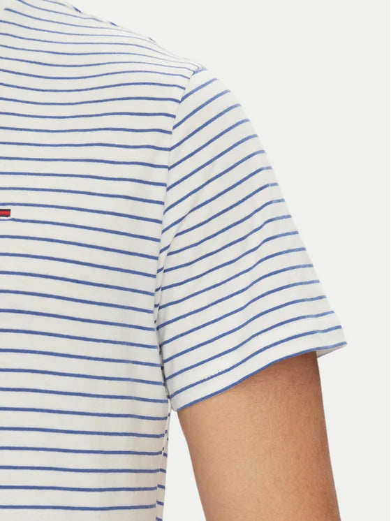 Tommy Jeans | Slim Fit T-Shirt mit Rundhalsausschnitt | 0BB TempoBlue