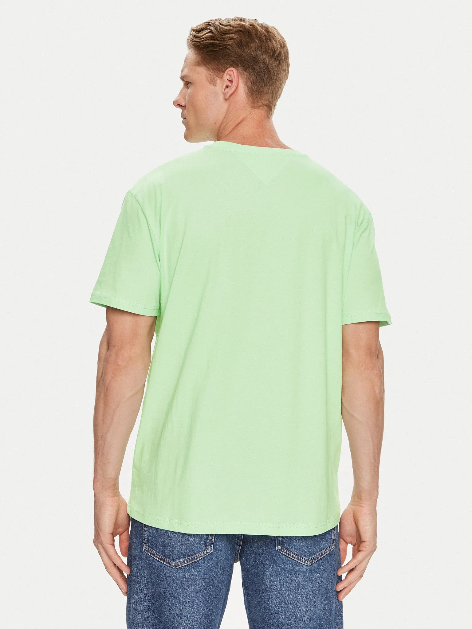 Tommy Jeans | T-Shirt Linear Logo Regular Fit | LXY Opal Green