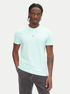 Tommy Jeans | T-Shirt mit aufgesticktem Logo | L6V SpringMint