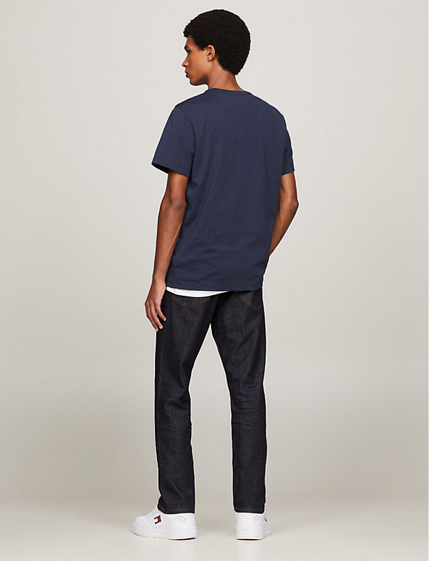 Tommy Jeans | REGULAR FIT T-SHIRT MIT RUNDHALSAUSSCHNITT | 002 blau