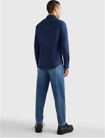 Lade das Bild in den Galerie-Viewer, Tommy Jeans | Slim Fit Hemd mit Stretch | blau
