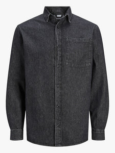 Jack &amp; Jones | CREEK Denim Shirt | Black denim