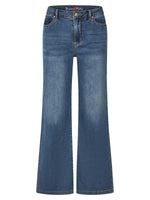 Load image into Gallery viewer, Buena Vista | Wide Leg Stretch Denim Jeans | 377 dark blue
