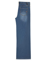 Load image into Gallery viewer, Buena Vista | Wide Leg Stretch Denim Jeans | 377 dark blue
