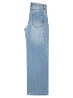 Load image into Gallery viewer, Buena Vista | Wide Leg Stretch Denim Jeans | 369 lightstone
