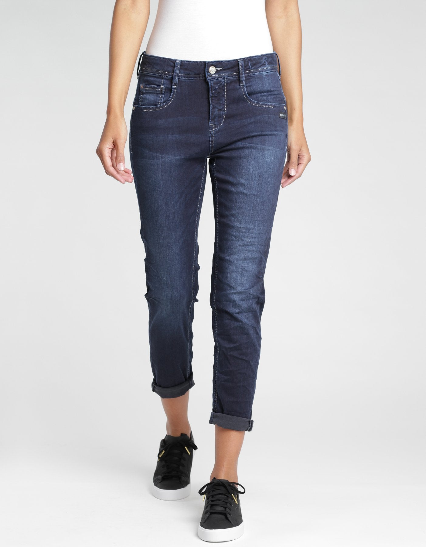 GANG | 94Amelie - relaxed fit Jeans | 7863 darkused