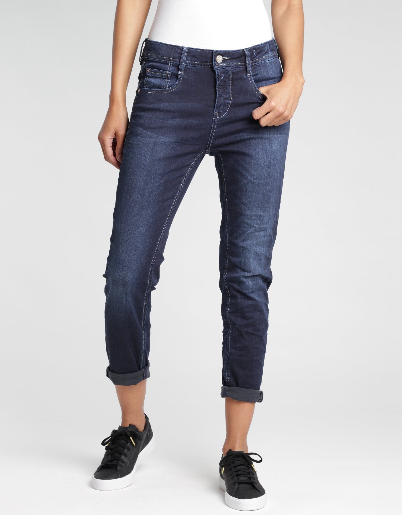 GANG | 94Amelie - relaxed fit Jeans | 7863 darkused