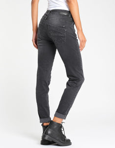 GANG | 94Amelie - relaxed fit Jeans | 7869 wool dark wash