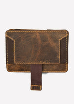 Lade das Bild in den Galerie-Viewer, Greenburry | Vintage magic wallet coinpocket RFID Leder | braun
