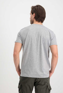 Alpha Industries | Basic T Small Logo | 17 grey heather