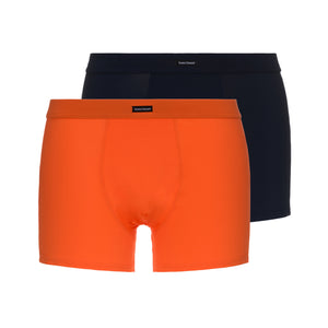 Bruno Banani | Short 2Pack Micro Coloured | 2585 orangerot/anthra
