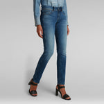 Lade das Bild in den Galerie-Viewer, G-Star | Midge Saddle Straight Jeans | 6028 medium indigo aged
